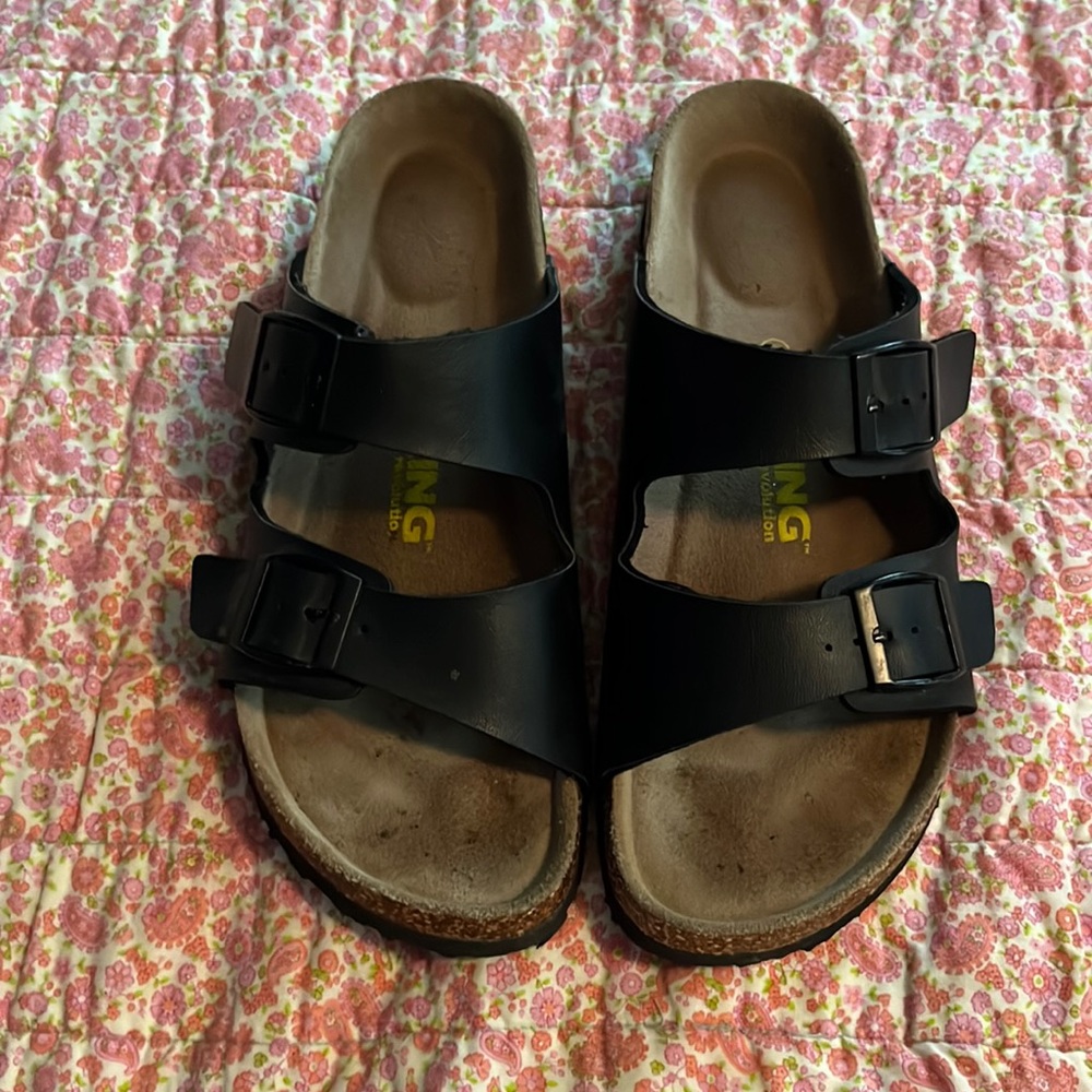 Viking Black Sandals
